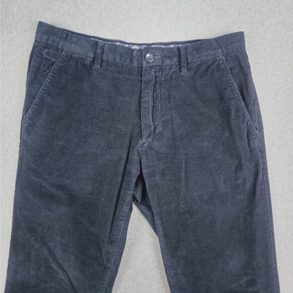 Banana Republic Mens 32x34 Navy Blue Vintage Straight Fit Corduroy Pants - Picture 4 of 13